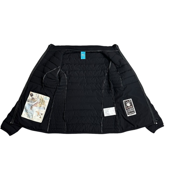 Cape Horn Down Puffer Removable Hood Paloma Jacket Black Zip Women SMALL Size 44 - Picture 9 of 16